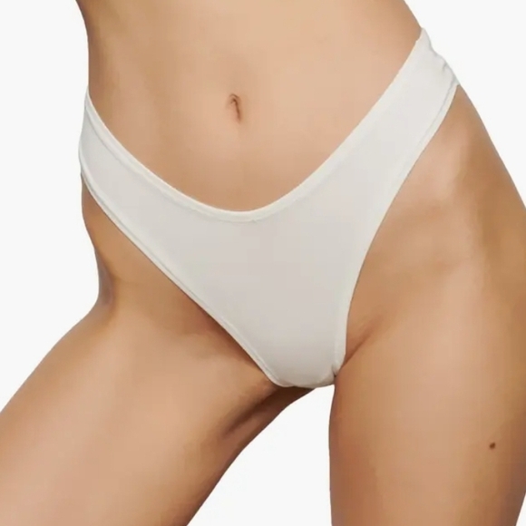 SKIMS Other - NWOT SKIMS Cotton Stretch Jersey Dipped Thong/ 2X/ BONE